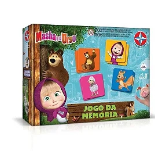 Jogo da memória Masha e o Urso